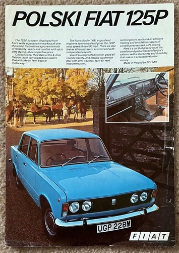Polski fiat 125p auto - polski,