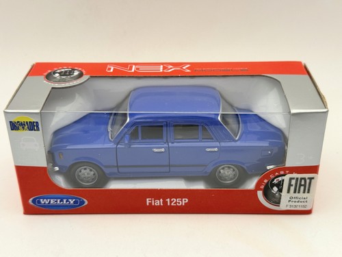 Fiat 125p nex welly - nex, niebieski