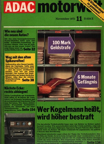 Zeitschrift adac motorwelt - adac,